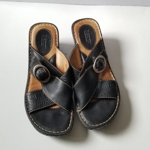 Born Leather Slides